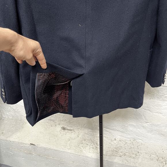 Alexandre Vintage Tailored Sport Coat Wool Made in England Insulated Blazer EUC - Picture 8 of 11